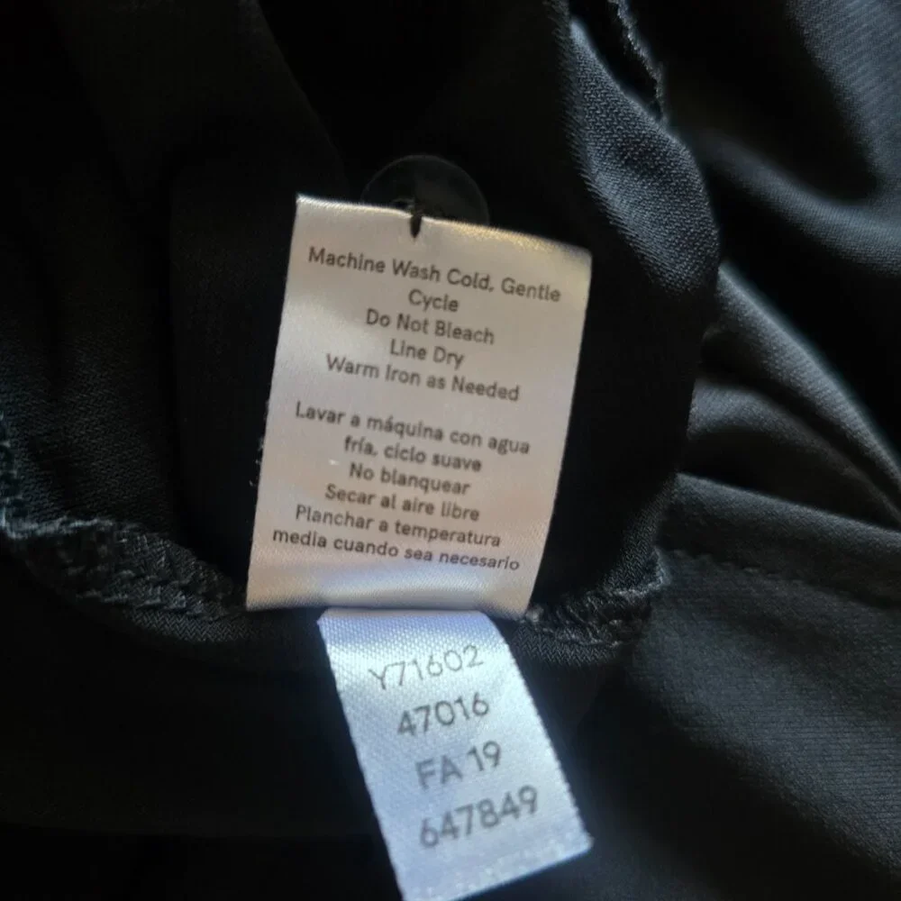 Venus Womens Black Lace Up Long Sleeve Romper Jumpsuit Size Large - Picture 7 of 7